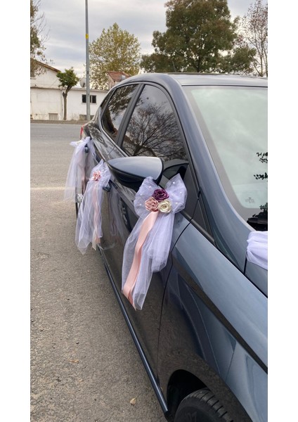 3 Renk Solmayan Gül Gelin Araba Süsü, Düğün Araba Süsü, Konvoy Süsü, Bohça Süsü fiyatları