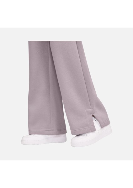 Phoenix Fleece Hr Logo Pant Wide Kadın Eşofman Altı - Polarlı Yüksek Belli Geniş Paça - FV7684-634