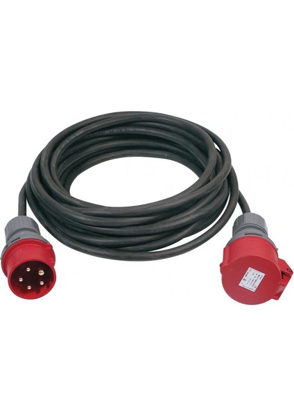 5 Metre Bemis Cee Norm 5x6 Ttr 5 Kablolu IP44 5/32A 380V Düz Fiş - 5/32A 380V Uzatma Priz
