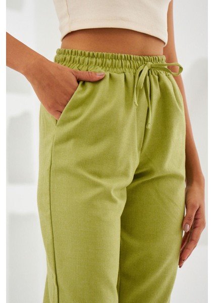 Beli Lastikli Rahat Kalıp Kumaş Pantolon fiyatları