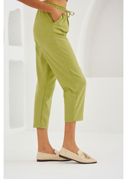 Beli Lastikli Rahat Kalıp Kumaş Pantolon indirimleri