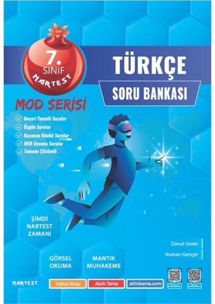 Nartest 7.sınıf Türkçe Soru Bankası ve Mozaik Paragraf Soru Bankası +1 Deneme Hediyeli fiyatları