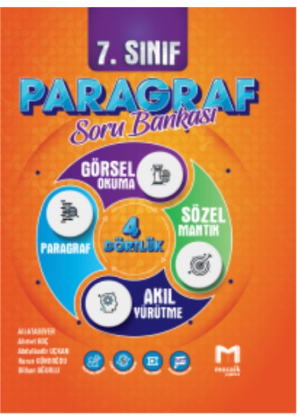Nartest 7.sınıf Türkçe Soru Bankası ve Mozaik Paragraf Soru Bankası +1 Deneme Hediyeli modelleri