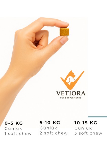 Köpeklerde Kemik Gelişimi Için Kalsiyum, Magnezyum, Çinko ve Fosfor. Ödül Formunda Lezzetli, 60 Adet, 150 gr modelleri