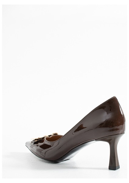 315251140-7 Bordo Suni Rugan Topuklu Kadın Ayakkabısı indirimleri