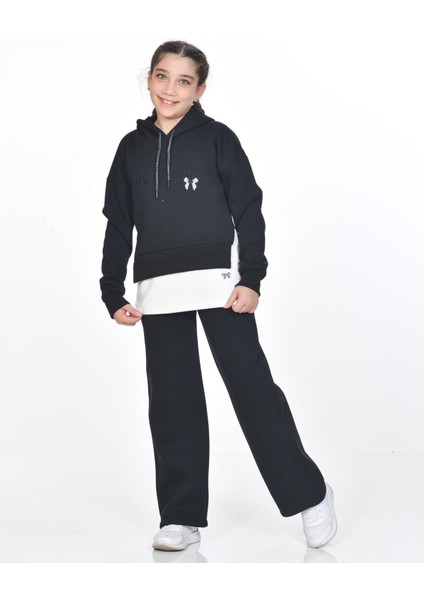 Be Dayfue Kız Çocuk Eşofman Takımı Siyah