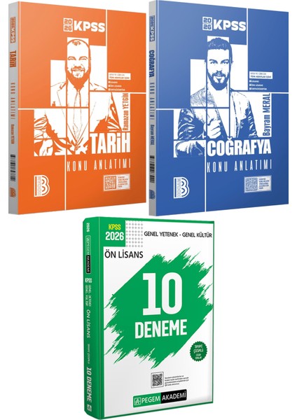 2026 Kpss Tarih Coğrafya Konu Anlatımı - 2026 Kpss Ön Lisans Çözümlü 10 Deneme
