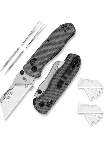 Dropbear Utility | Uti Bear 1 | Sk5 & 50CR15MOV | Micarta | V3619JA3