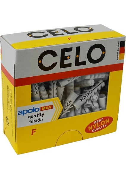 Mea Dübel F 6 mm Naylon 100 ADET