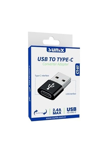 USB To Type-C Dönüştürücü Ct-07 fiyatları