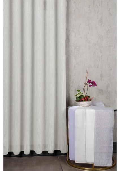 Bambu Soft Tül Perde Ağır Gramajlı Ekru 1/3 Sık Pileli Yoğun Dokulu Ütü Istemez fiyatları