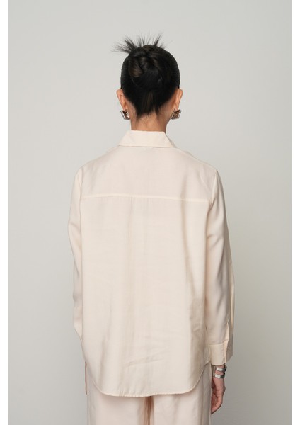 Kadın Gül ve Taş Şerit Işlemeli Düz Gömlek indirimleri