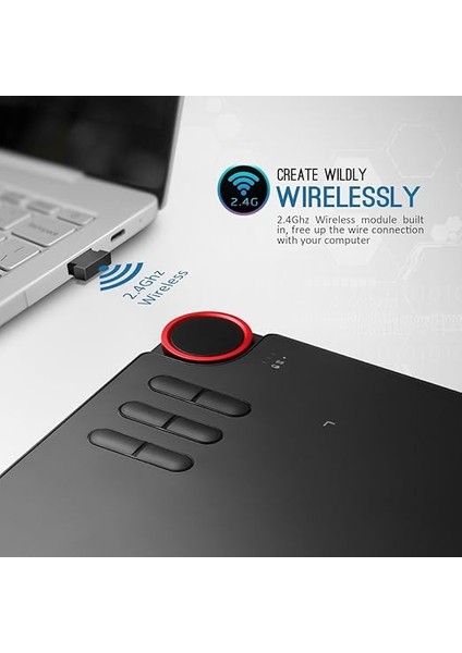 Deco 03 Wireless Ism 2.4g Profesyonel Grafik Tablet modelleri