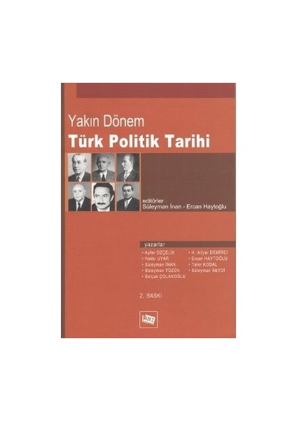 Yakın Dönem Türk Politik Tarihi