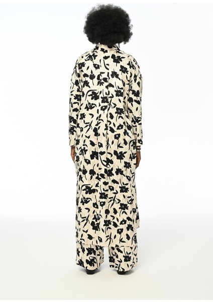 Kadın Çiçek Desenli Uzun Elbise fırsatları