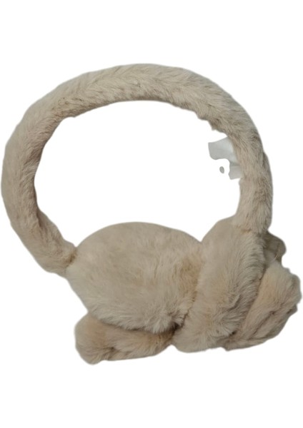 Spteks Kepp Ünisex Çocuk Bej Renk Ayıcık Figürlü Sıcak Tutan Kışlık Peluş Kulaklık indirimleri