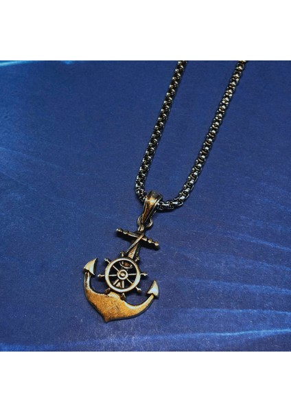 Kartal El Işçiliği 925 Ayar Gümüş Erkek Kolye