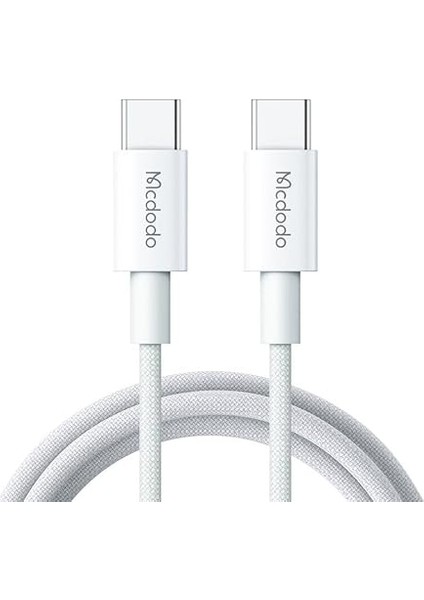 CA-2770 60W USB C To USB C Şarj ve Data Kablosu Beyaz 1.2 M
