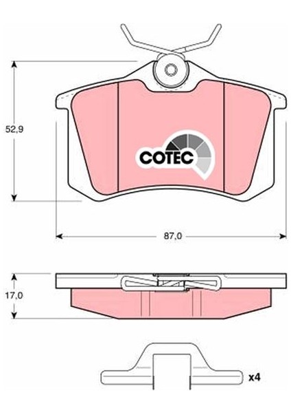 Mtxdpn Disk Balata Arka Galaxy I-Bora I-Golf Iii-Iv-Passat-Polo Iii-Iv