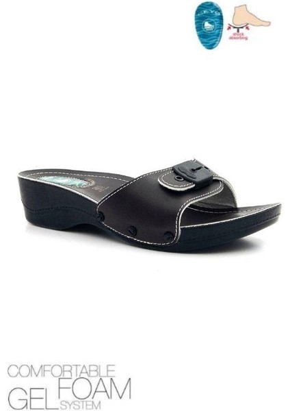 Minelli Topuklu-2 Kadın Topuk Jellli Anatomik Terlik