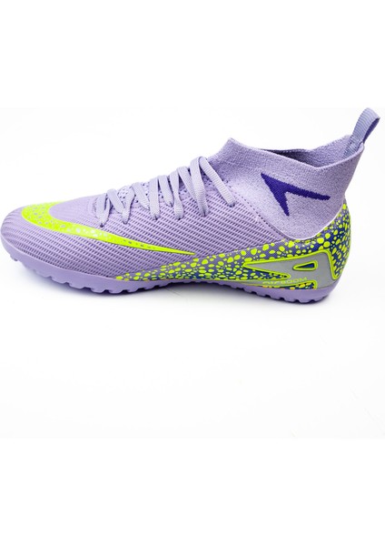 610 Lila Çoraplı Çocuk Halı Saha Ayakkabısı (36-40) modelleri