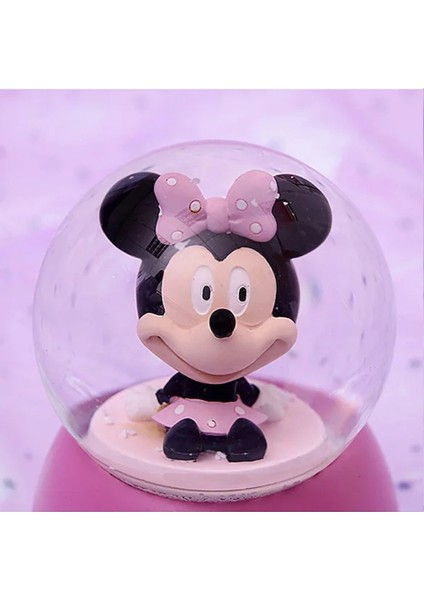 Mickey Mouse Işıklı Müzikli Püskürtmeli Büyük Boy Kar Küresi fiyatları