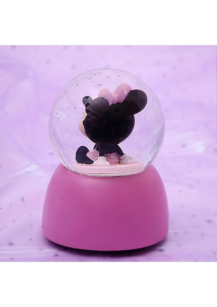 Mickey Mouse Işıklı Müzikli Püskürtmeli Büyük Boy Kar Küresi modelleri