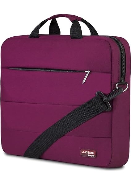 Romeo Serisi TL2005 15.6 Inch Uyumlu Su Geçirmez Kumaş, Notebook, Laptop, El Çantası- Bordo fiyatları