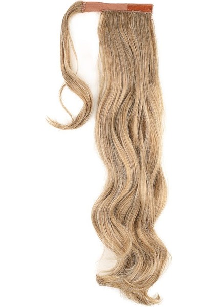 Bağlamalı Dalgalı At Kuyruğu / Karamel Platin Röfleli modelleri