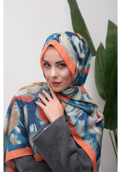 Floral Akrilik Desenli Dijital Soft Şal fırsatları