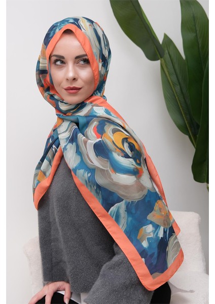 Floral Akrilik Desenli Dijital Soft Şal indirimleri