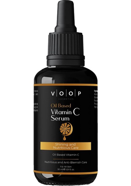 Voop Yağ Bazlı C Vitamini Serum | Cilt Parlatıcı & Besleyici 30 ml -%10 Vitamin C, Baobab Yağı fiyatları
