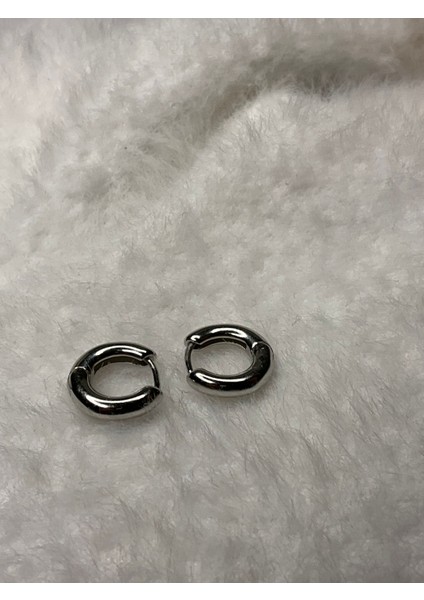 Bombeli 14K Kaplama Gümüş Halka Küpe fiyatları