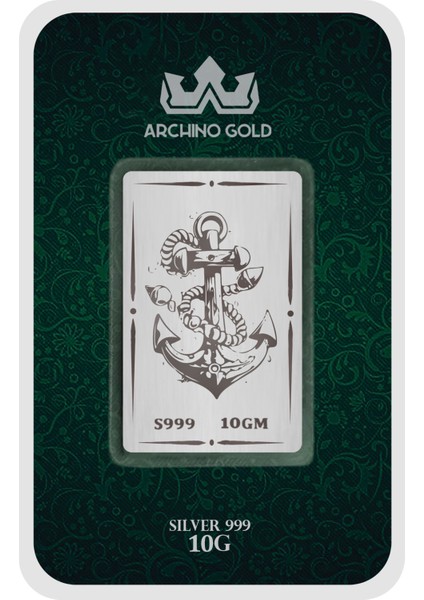 Hediyeye Özel 10 Gram Gücün ve Dayanıklılığın Simgesi Olan Çapa Temalı 999 Ayar Gümüş KÜLÇESI-740 fiyatları