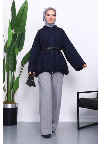 Lacivert Pileli Astarlı Gabardin Ceket fiyatları