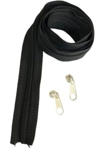 Metre Siyah Fermuar 20 Başlık Takılı Tip5 fiyatları