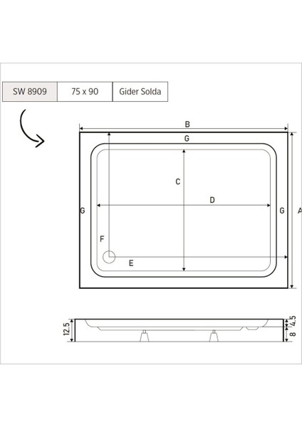 Riva Dikdörtgen Dus Teknesı, Monoblok fırsatları