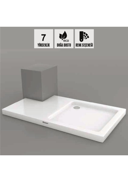 Tree Özel Kesım Dikdörtgen Duş Teknesi, Flat fiyatları