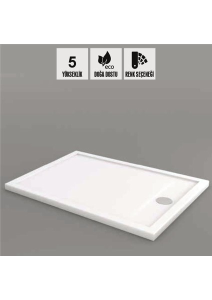 Slim Dikdörtgen Duş Teknesi, Flat fiyatları