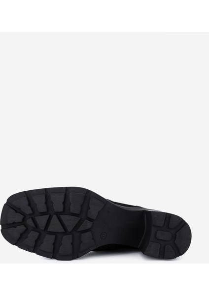 Kadın Hakiki Deri Siyah Nubuk Topuklu Bot 324 7988 Bn Bot SK25-26 Sıyah Nbk indirimleri