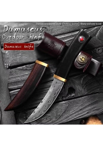 Damascus Tanto Av ve Kamp Bıçağı Nadir modelleri