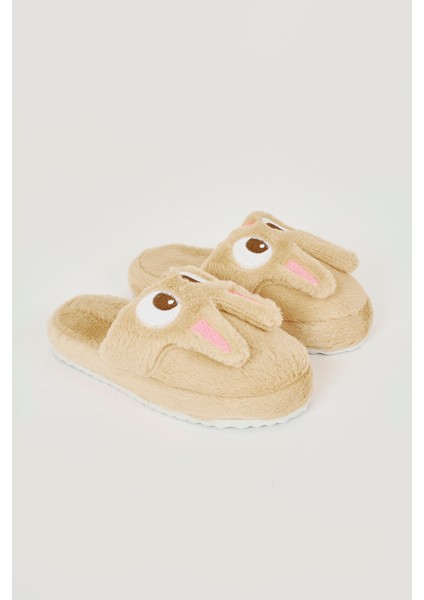 Vizon Tavşanlı Ev Terliği