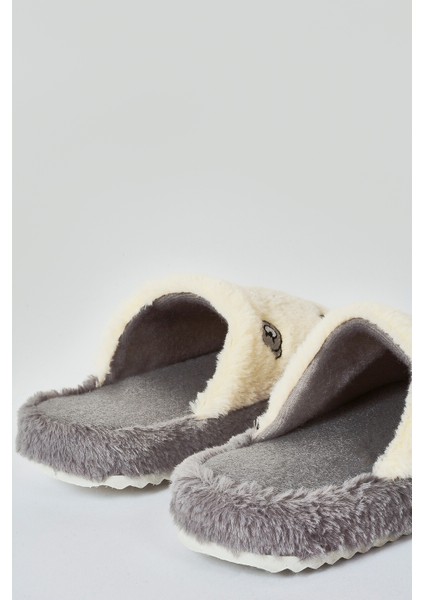 Gri Ayıcıklı Kapalı Ev Terliği fırsatları