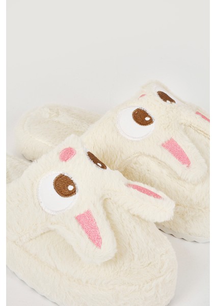 Ekru Tavşanlı Ev Terliği fiyatları