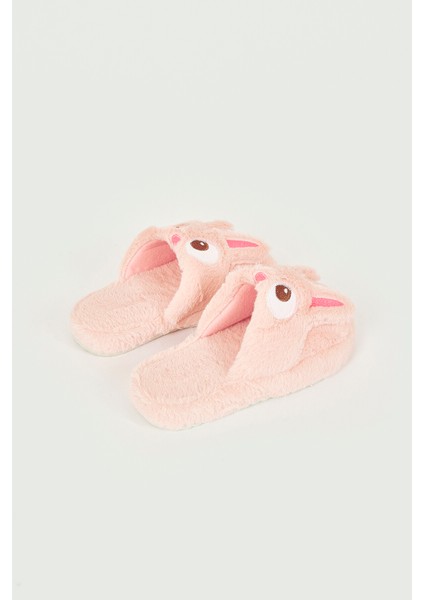 Pembe Tavşanlı Ev Terliği fırsatları