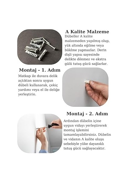 All Essential Fasteners 320PARÇA 12 Çeşit Vida Seti, Dübelli Sunta Vidası Seti,matkap Ucu Bits Uç ve Takım Çantası fırsatları