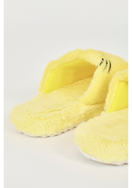 Sarı Pofuduk Kedi Ev Terliği fırsatları