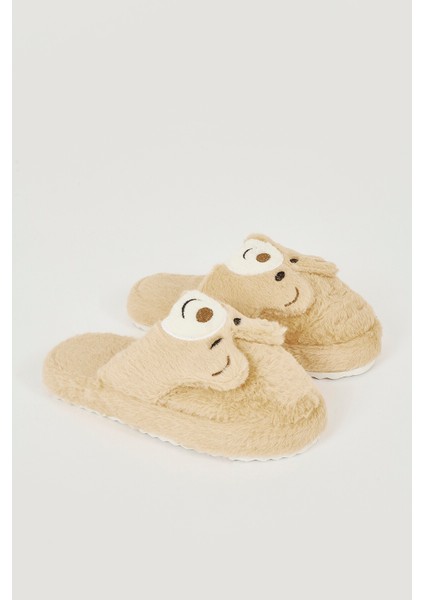 Vizon Pandalı Ev Terliği