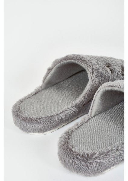 Füme Yandan Ayıcıklı Ev Terliği modelleri