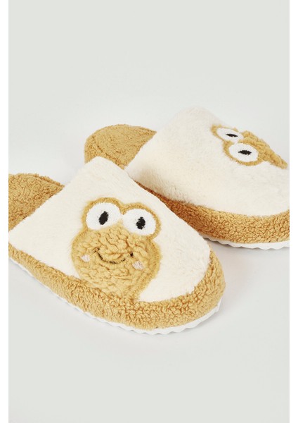 Hardal Kurbağa Ev Terliği